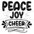 Peace Joy Cheer=2-01 (2) Poster Canvas Movie Film Print A0 A1 A2 A3 A4 A5 A6 Art