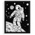 Black And White Wall Art Astronaut Print Monochrome Space Art Drawing Poster Can
