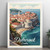 Captivating Dubrovnik Croatia - Ancient City Walls Artistic Poster Poster Canvas