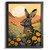 Hare Wall Art Print Vintage Artwork Hare In Flower Field Home Decor Lounge Art (