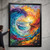 Abstract Sea Waves Tunnel Wall Art Prints for Living Room Picture Abstract Print