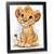 Cartoon Nursery Lion Cub Wall Art Print Animal Artwork Lion Cub Nursery Print Po