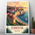Captivating Dubrovnik Croatia Travel Poster - Coastal Paradise Art Print Poster