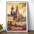 Captivating Krakow Poland Travel Poster - Historic Landmarks Art Print Poster Ca