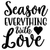 SEASON EVERYTHING WITH LOVE-01 Poster Canvas Movie Film Print A0 A1 A2 A3 A4 A5