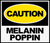 CAUTION MELANIN POPPIN (2) Poster Canvas Movie Film Print A0 A1 A2 A3 A4 A5 A6 A