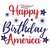 Happy Birthday america-01 Poster Canvas Movie Film Print A0 A1 A2 A3 A4 A5 A6 Ar
