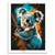 Koala Colourful Art Print Nursery Wall Art Framed Koala Animal Koala Print (3) P