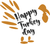 happy turkey day (2) Poster Canvas Movie Film Print A0 A1 A2 A3 A4 A5 A6 Art Wa