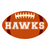 Hawks-Football-Team_1 Poster Canvas Movie Film Print A0 A1 A2 A3 A4 A5 A6 Art Wa