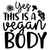 Yes this is a vegan body Poster Canvas Movie Film Print A0 A1 A2 A3 A4 A5 A6 Art