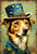 Dog in Hat Van Gogh (1) Art Gallery Poster Canvas Print Wall Decoration A0 A1 A2