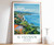 6_El Salvador Print, El Salvador Travel Poster, North America Travel Poster, Car