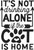 its not drinking alone if the cat is home 2 Poster Canvas Movie Film Print A0 A1