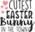 CUTEST EASTER BUNNY IN THE TOWN (2) Custom Made Poster Canvas Print A0 A1 A2 A3