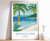 4_Montego Bay Print, Montego Bay Travel Poster, Jamaica Travel Poster, Caribbean