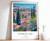 4_Damascus Print, Damascus Travel Poster, Middle East Travel Print, Islamic Deco