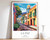 4_Lapaz Print, Lapaz Travel Poster, Bolivia Travel Print, Tropical Decor, Botani