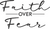 Faith over fear (2) Poster Canvas Movie Film Print A0 A1 A2 A3 A4 A5 A6 Art Wall
