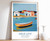 4_Uruguay Travel Poster, Uruguay Print, South America Travel Art, Tropical decor