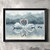 Love Heart Swans Wall Art Print Animal Birds Love Swans Heart Picture Poster Art