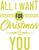 All I Want for Christmas is You Fun Gift Poster Canvas Print A0 A1 A2 A3 A4 A5 A