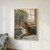 Leopard sitting on sofa bohemian interior - Romanticism oil painting style leopa
