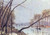 Alfred-Sisley-bank-in-the-autumn-1879 Poster Canvas Movie Film Print A0 A1 A2 A3