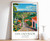 6_San Salvador Print, San Salvador Travel Poster, El Salvador Travel Poster, Car