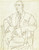 Pablo Picasso - Portrait of Igor Stravinsky 1920 Poster Canvas Movie Film Print