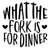 What The Fork Is For Dinner-01 Poster Canvas Movie Film Print A0 A1 A2 A3 A4 A5