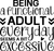 Being A Functional Adult Everyday Seems A Bit Excessive Poster Canvas Movie Film