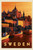 Sweden Retro Classic Travel Poster (42) Poster Canvas Travel Holiday Trip Print