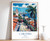 12_Curitiba Print, Curitiba Travel Poster, Brazil Travel Print, Tropical Decor,