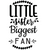 Little Sister Biggest Fan-01 (3) Sarcastic Poster Canvas Print A0 A1 A2 A3 A4 A5