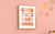 Good Food Good Mood Quote Text Art Print - Unframed A6 A5 A4 A3 A2 A1 - Kitchen