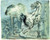 Pablo Picasso - Horse and bird 1936 Poster Canvas Movie Film Print A0 A1 A2 A3 A