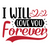 I will love you forever-01 Poster Canvas Movie Film Print A0 A1 A2 A3 A4 A5 A6 A