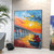 Lagos Third Mainland Bridge Night Scene Digital Printable Art- Nigerian Wall Art
