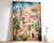 4_Algeria Travel Print, Algerian Floral Poster, Islamic Wall Art, Folk Art Poste