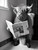 Highland Cow on Toilet 3by4 Poster Canvas Funny Annimals Pritnt A0 A1 A2 A3 A4 A