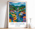 10_San Salvador Print, San Salvador Travel Poster, El Salvador Travel Poster, Ca