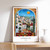 13_Damascus Poster, Islamic Decor, Islamic Art, Middle Eastern Art, Damascus Gif