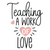 Teaching a work of love-01 (2) Poster Canvas Movie Film Print A0 A1 A2 A3 A4 A5