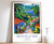 9_Montego Bay Print, Montego Bay Travel Poster, Jamaica Travel Poster, Caribbean