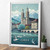 Captivating Zurich Switzerland Travel Poster - Alpine Beauty Art Print Poster Ca