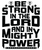 Be strong in the lord Poster Canvas Movie Film Print A0 A1 A2 A3 A4 A5 A6 Art Wa