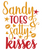 sandy toes and salty kisses1-01 Poster Canvas Movie Film Print A0 A1 A2 A3 A4 A5