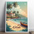 Goa India Travel Poster - Vintage Style Beach Paradise Art Print Poster Canvas M