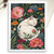 Sleeping Cat Flowers Field Art Print Wall Art Framed Picture Flower Artwork Gift